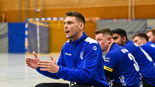 VfL-Trainer Marius Dotschkal hat für eine weitere Saison in Kirchheim zugesagt und möchte das Team weiter auf Erfolgskurs halten
