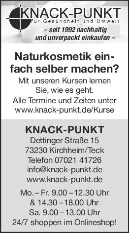 Naturkosmetik selber machen