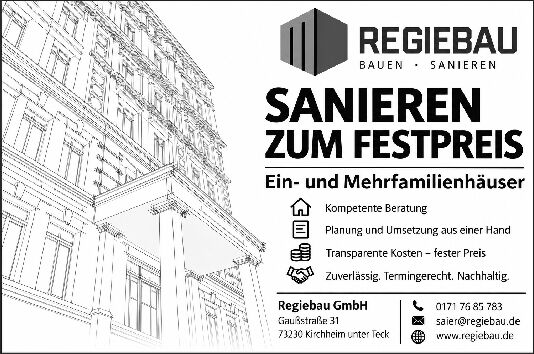 Sanieren zu Festpreisen