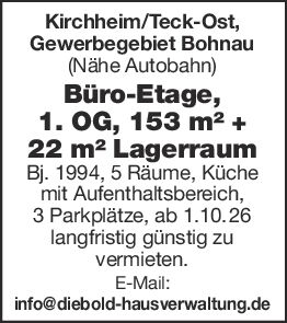 Büro-Etage zu vermieten!