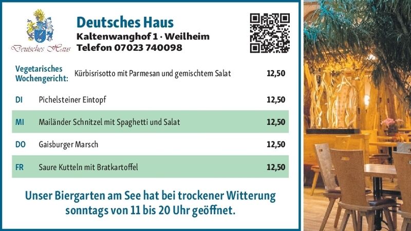 Mittagstisch