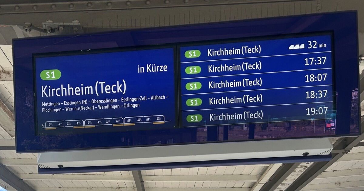 S-Bahn Monitor Kirchheim - alle Störungen, Verspätungen, Ausfälle ...