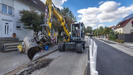 Saarstraße Baustelle wird um eine Woche verlängert wegen Gasarbeiten