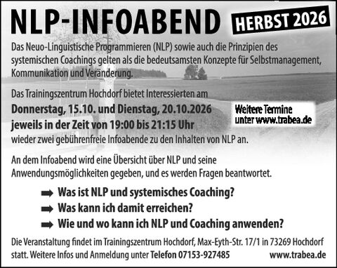 NLP-Infoabend