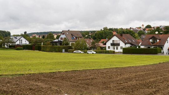Lange Morgen: Das geplante Gebiet wäre in den Augen der Planer die logische Weiterentwicklung am Ortsrand. Archivfoto: Tobias Tr