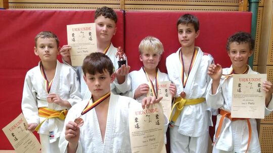 Die Kirchheimer U13-Judoka haben Bronze geholt. Foto: pr
