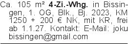 Ca. 105 m² 4-Zi.-Whg. in