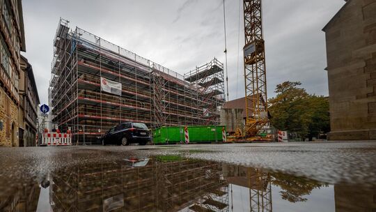 Der Kirchheimer Gemeinderat lässt jetzt notgedrungen den Innenausbau des Kornhauses um mindestens ein Jahr pausieren, weil die S