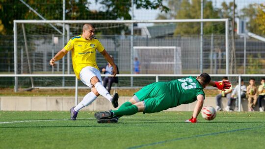 Ivan Vargas-Müller erzielte für den VfL Kirchheim das zwischenzeitliche 1:1. Am Ende unterlag das Team des Trainerduos Er und Kü