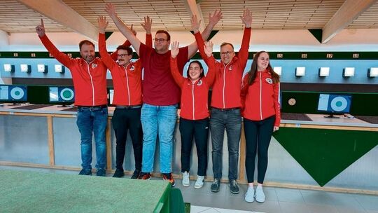Die Ötlinger Schützen freuen sich auf die Saison. Foto: Roland Preissler