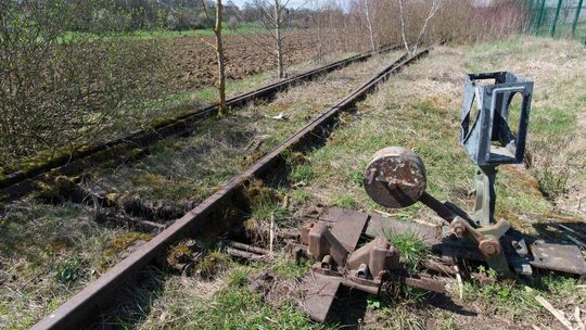 Bahnstrecke Kirchheim - Weilheim, ehemaliger Anschluss der Firma Keller in Jesingen Bahnstrecke Kirchheim - Weilheim, ehemaliger Anschluss der Firma Keller in Jesingen
