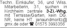 Techn. Einkäufer, 36, und