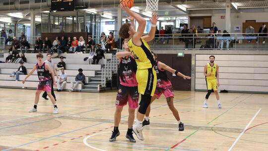 Die VfL Kirchheim Knights hatten Artemis Sunkings Saarlouis am Rande einer Niederlage. Foto: Thimo König Die VfL Kirchheim Knights hatten Artemis Sunkings Saarlouis am Rande einer Niederlage. Foto: Thimo König