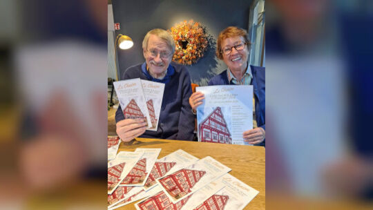 Wolfgang Drexler und Andrea Klöber vom Unterstützerkreis wollen mit den Jüdischen Kulturtagen „Le Chaim“ ein Zeichen des Miteina