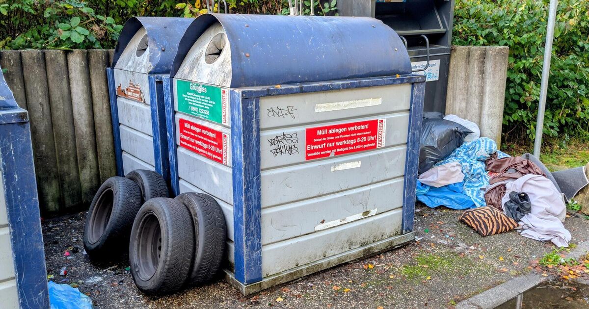 Fight against litter at containers: Why the AWB boss rejects camera ...