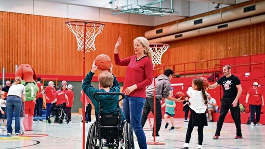 Seit jeher in der Mörikehalle in Ötlingen beheimatet, findet das Sportfest der Begegnung dieses Jahr wegen Umbauarbeiten in der