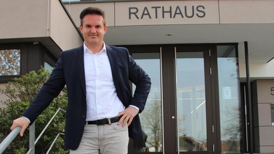 Sven Haumacher bleibt bis Ende September 2027 Notzinger Bürgermeister. Archivfoto: Katja Eisenhardt