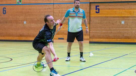 Michael Claus und Martin Stojan wappnen sich für den Heimspieltag. Foto: Michael Treutner