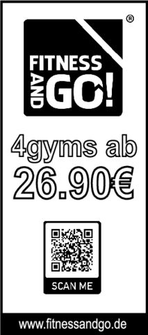 4gyms ab 26,90 Euro