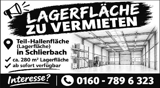 Lagerfläche zu vermieten