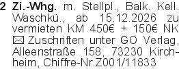 2 Zi.-Whg. m. Stellpl., B
