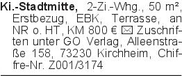 Ki.-Stadtmitte, 2-Zi.-Whg