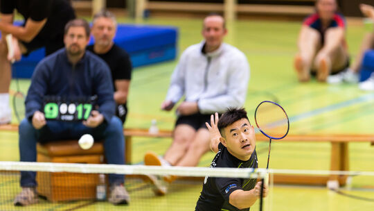 Xiadong Zhang und der VfL haben Platz eins verteidigt. Foto: Till Freiberger