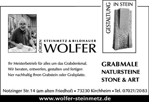 Grabmale Natursteine