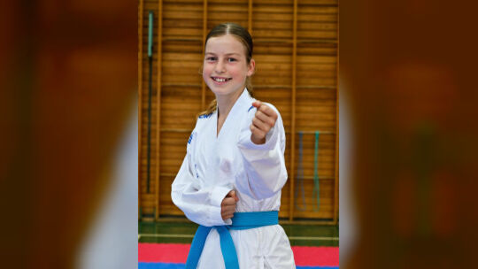 Karate-Talent Lana Werner vom VfL Kirchheim will es in ihrer Sportart wissen.  Fotos: Markus Brändli