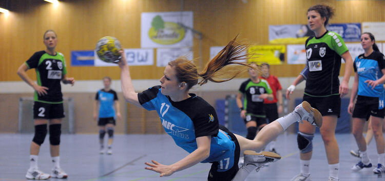 Handball-Landesliga Frauen SG Lenningen (blau)  - TV Altbach