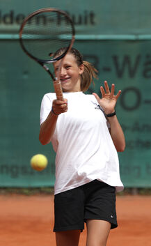 TCK- Tennis -  Nachwuchs-star Anna Gabric beim training