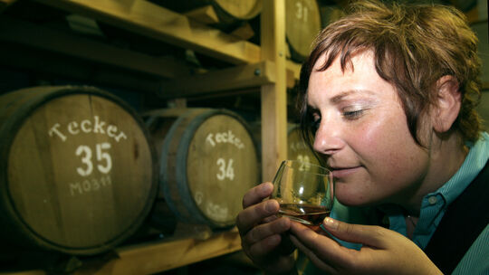 Eröffnung Schwäbsicher Whisky Walk Frau Bürgermeisterin Verena GrötzingerSpirituosen Manufakturund Whisky-DestillerieImmanuel Gr