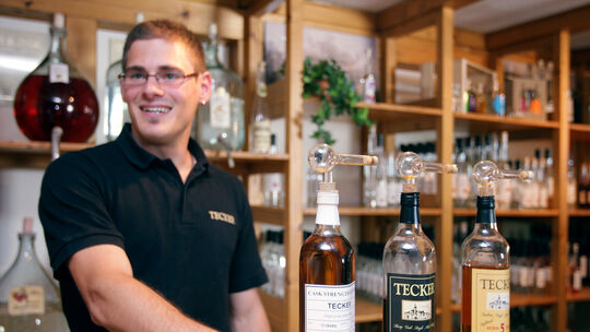 Eröffnung Schwäbsicher Whisky Walk Spirituosen Manufakturund Whisky-DestillerieImmanuel Gruel