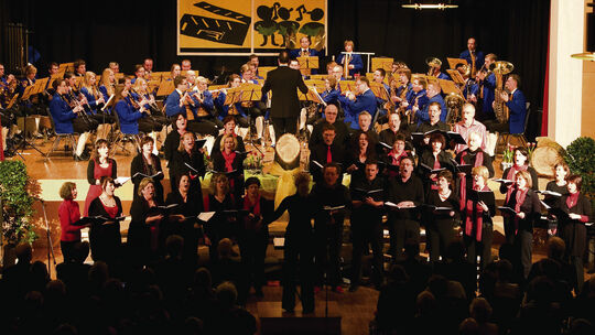 Die Aktiven des Musikvereins Notzingen-Wellingen begeisterten bei ihrer Winterunterhaltung und bei ihrem Winterkonzert das Publi