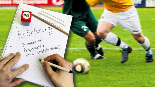Schule und Sport können sich mitunter in die Quere kommen. Der Fall Julian Draxler hat viele Diskussionen ausgelöst. Verständnis