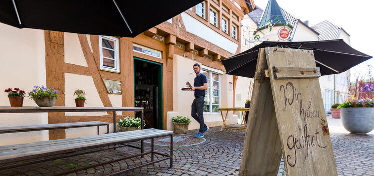 In der Marktstraße in Weilheim wird ein neues gastronomisches Kapitel aufgeschlagen.Foto: Carsten Riedl