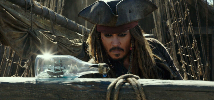 "PIRATES OF THE CARIBBEAN: DEAD MEN TELL NO TALES"The villainous Captain Salazar (Javier Bardem) pursues Jack Sparrow (Johnny De