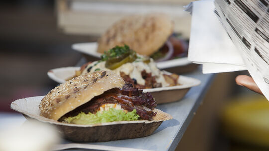 Streetfoodfestival auf Rollschuhplatz