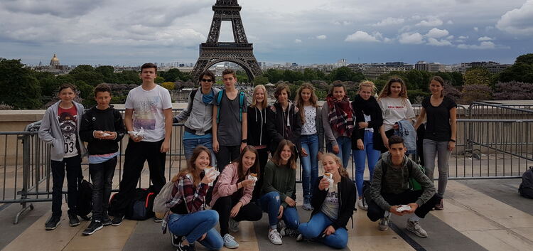 Kirchheimer Realschüler erkundeten Paris.Foto: privat