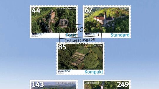 Für Sammler gibt die BW-Post die neue Serie auch auf einem Ersttagsbogen heraus. Die Marken gelten aber nur für den Brieftranspo