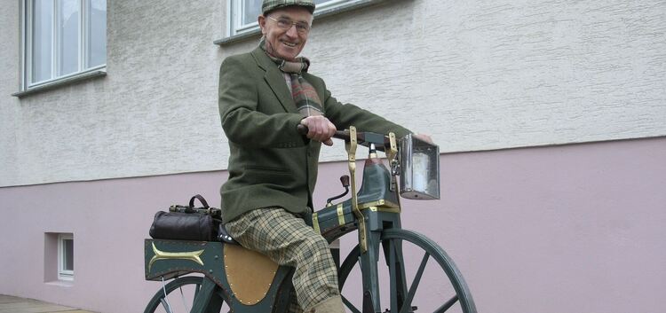 Ewald Dubb hat die historische Gruppe im Radsportverein Wendlingen erst möglich gemacht: durch seine zahlreichen Nachbauten hist