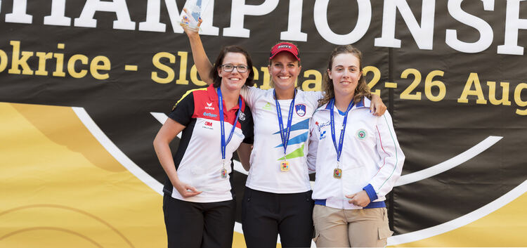 So sehen EM-Medaillengewinnerinnen aus (v. l.): Daniela Klesmann, Ana Umer und Laura Baldelli. Foto: privat