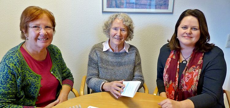Doris Schwohl, Inge Kodera und Koordinatorin Sandra Beck (von links) wünschen sich mehr Unterstützung. Foto: Sabine Ackermann