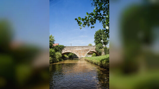 Die alte Brücke über die Lauter ist ein Baudenkmal, das der künftige Dettinger Geschichtsverein für sein Logo verwenden will. Di Die alte Brücke über die Lauter ist ein Baudenkmal, das der künftige Dettinger Geschichtsverein für sein Logo verwenden will. Di