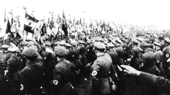 Drittes Reich und Besatzung: Aufnahme von der Sonnwendfeier der Nationalsozialisten auf dem H?rnle, 23.06.1923Original: Dr, Rolf Drittes Reich und Besatzung: Aufnahme von der Sonnwendfeier der Nationalsozialisten auf dem H?rnle, 23.06.1923Original: Dr, Rolf