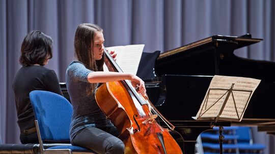 Podium Kirchheimer Musikschüler in der Stadthalle, Musikschule, Kulturring Kirchheim, Sarah Genz