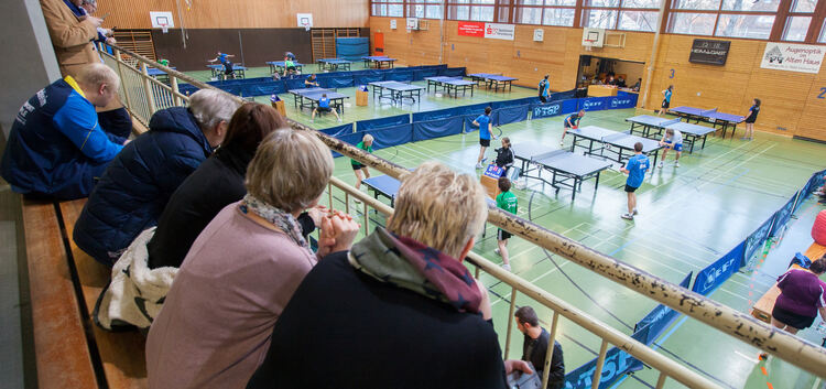 Alles im Blick: Tischtennis-Fans kommen am Wochenende in der LUG-Halle auf ihre Kosten. Foto: Genio Silviani