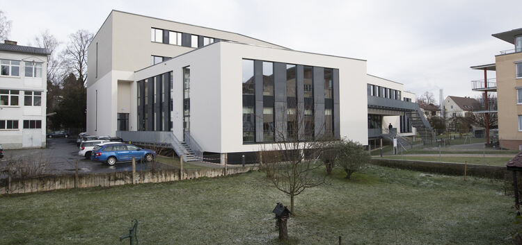 Das neue Hörsaalgebäude CI 10 der Hochschule für Wirtschaft und Umwelt in Nürtingen.Fotos: Jürgen Holzwarth