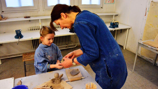 Angebote für Kinder, die gerne kreativ werden, gehören auch im kommenden Semester wieder zum Programm der Kirchheimer Familien-B Angebote für Kinder, die gerne kreativ werden, gehören auch im kommenden Semester wieder zum Programm der Kirchheimer Familien-B