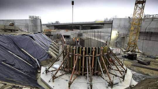 ICE-Trasse zwischen Albvorlandtunnel und Bosslertunnel,Seebach Holzmaden